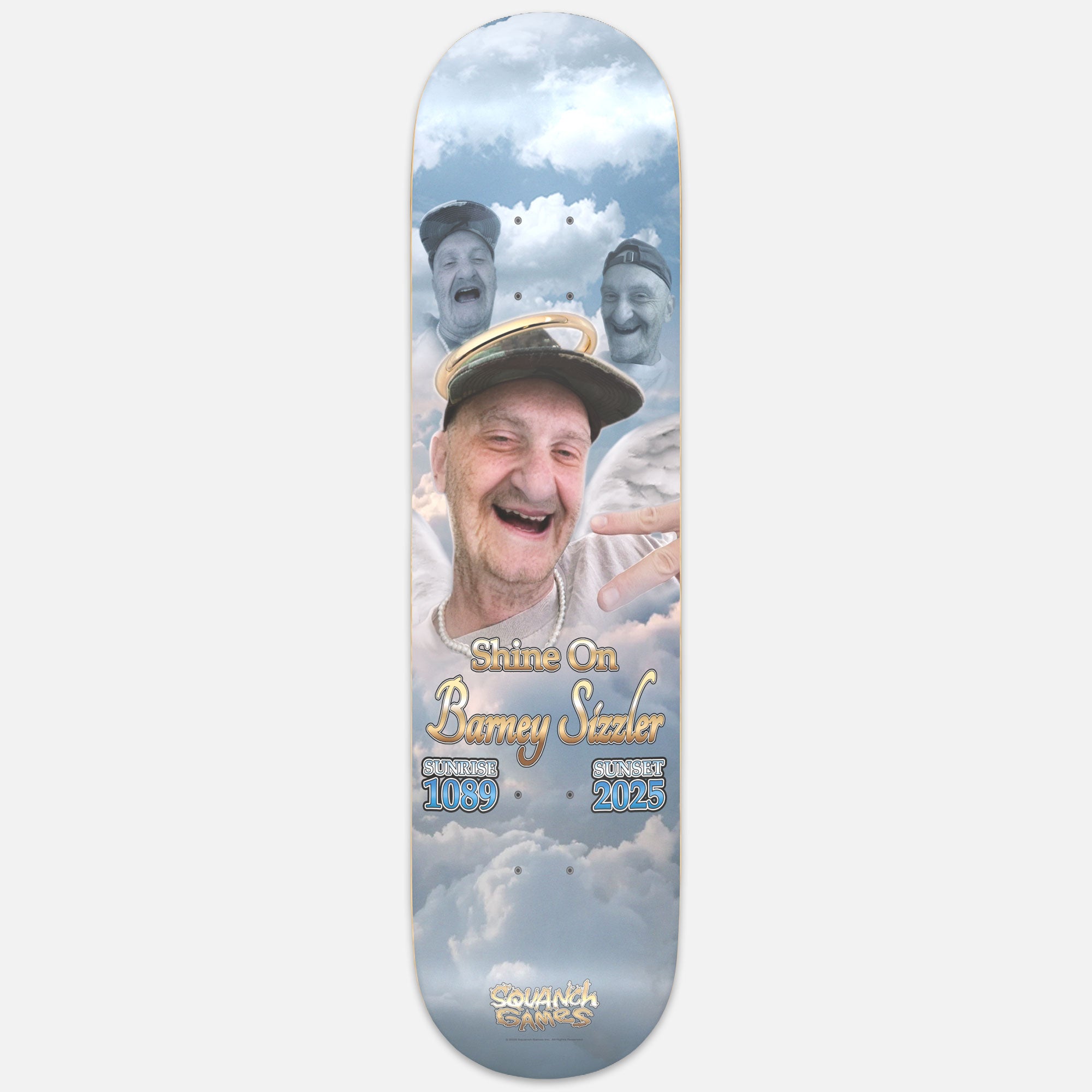 HIGH ON LIFE 2 BARNEY SIZZLER SKATE DECK