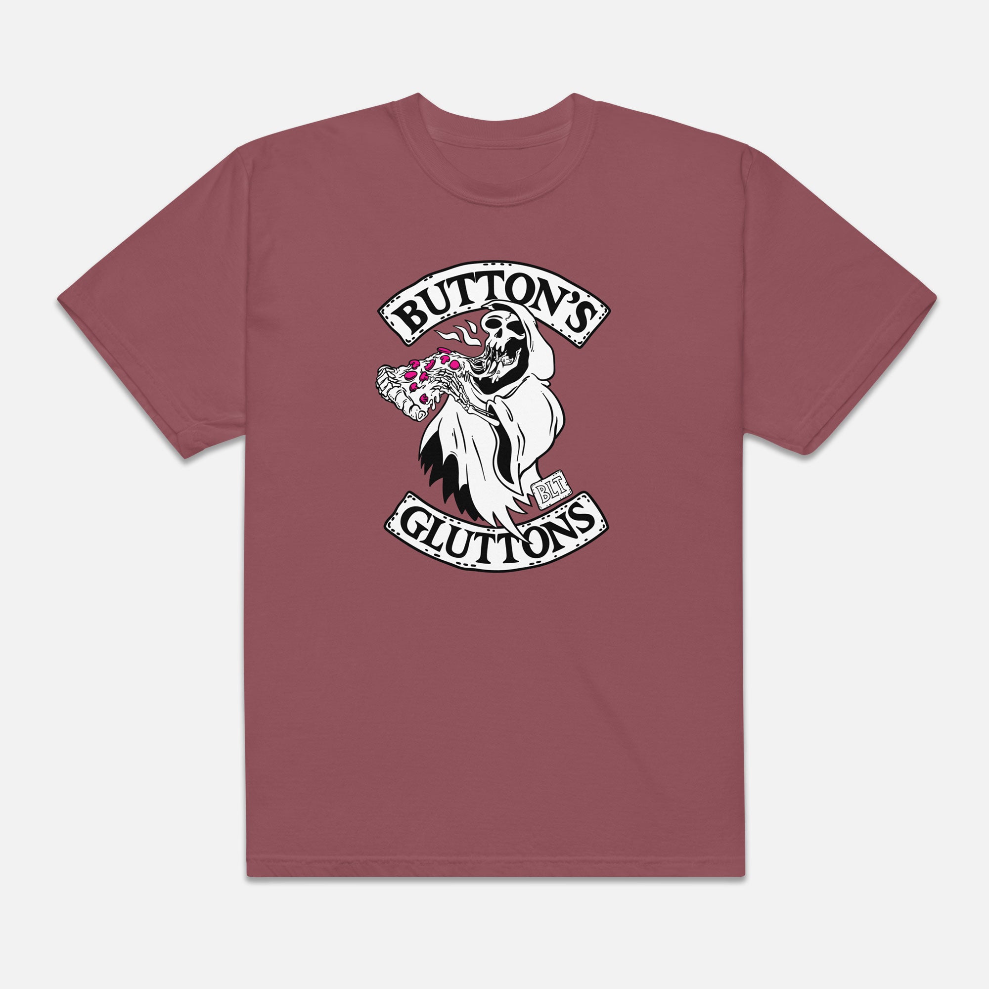 BUTTON'S GLUTTONS T-SHIRT