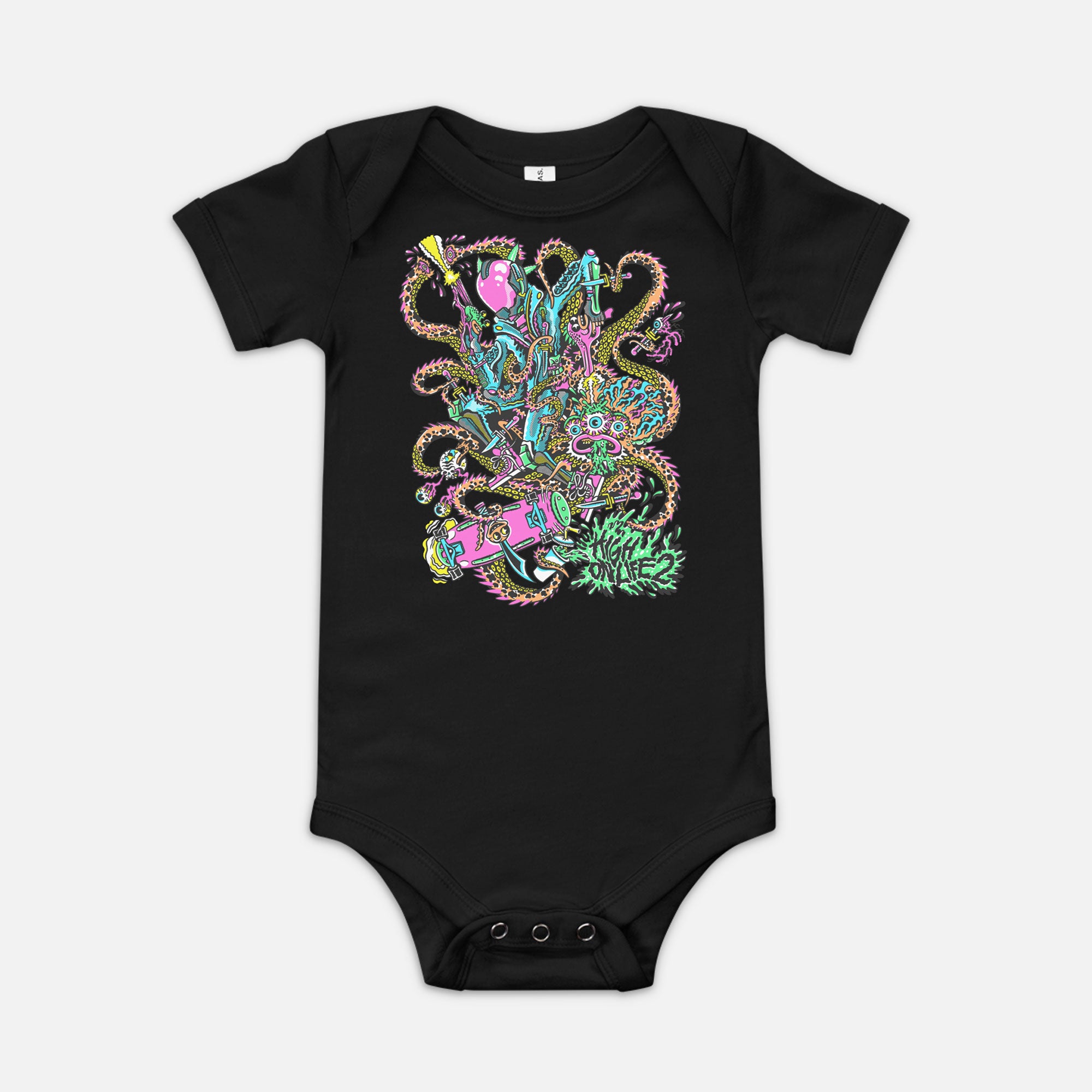 "THE GANG'S ALL HERE" BABY ONESIE