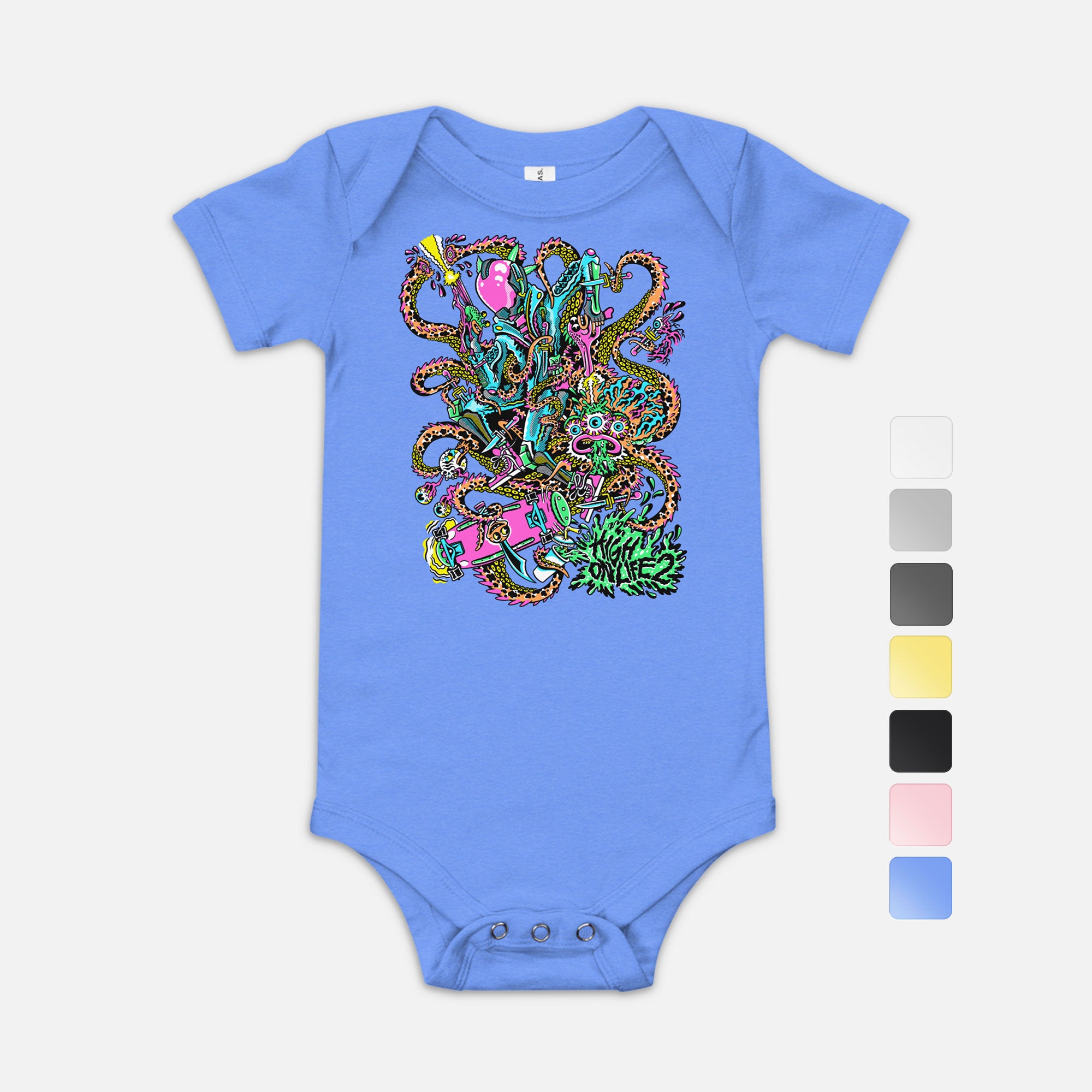 "THE GANG'S ALL HERE" BABY ONESIE