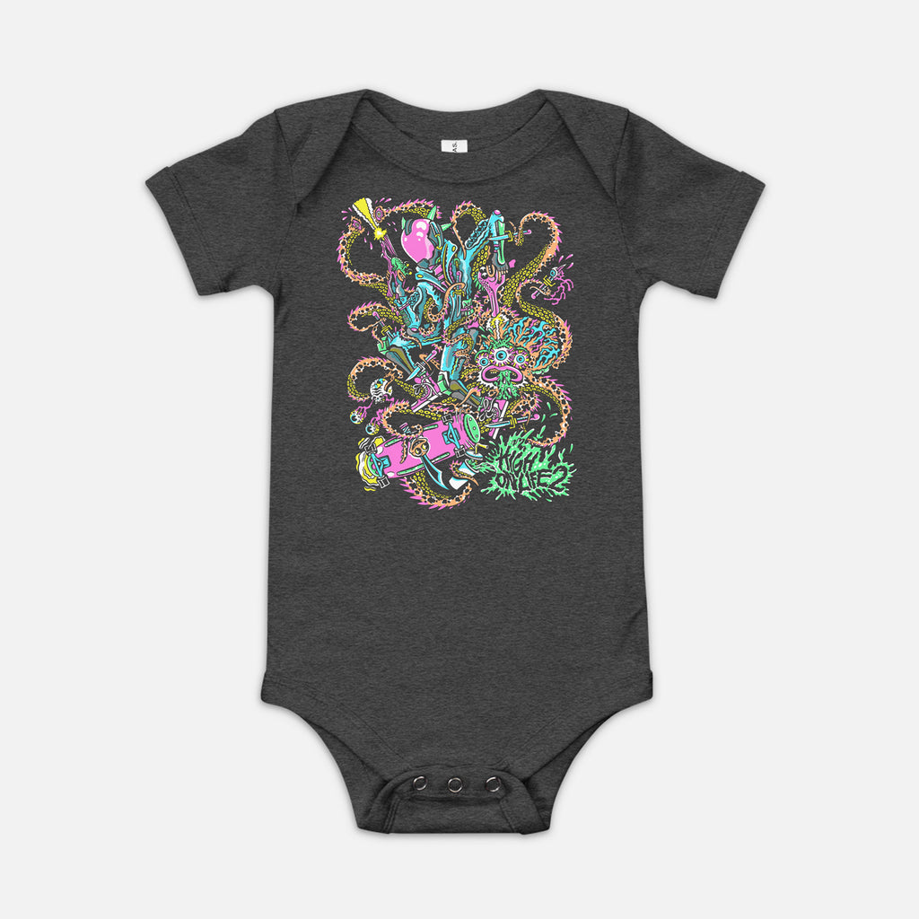 "THE GANG'S ALL HERE" BABY ONESIE