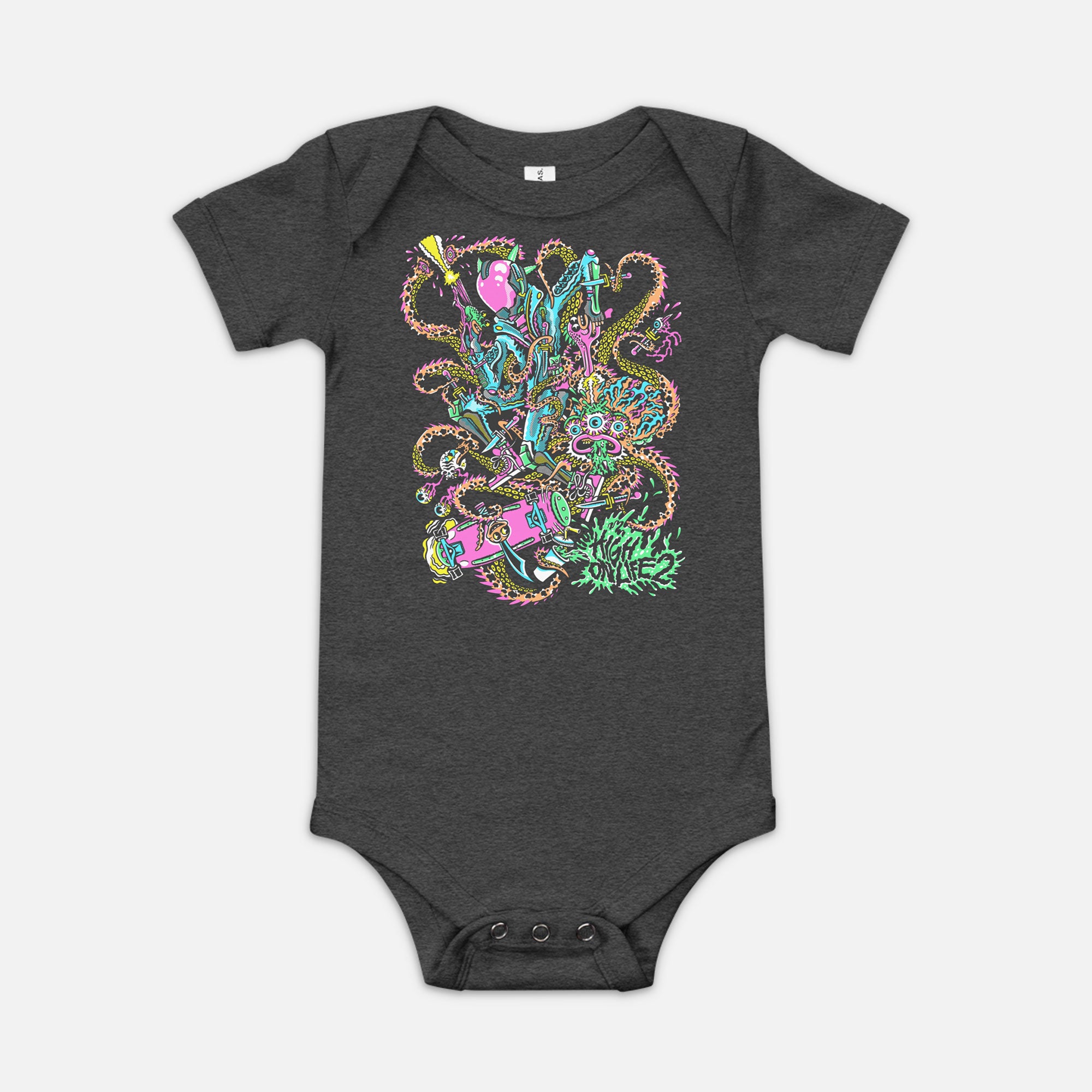 "THE GANG'S ALL HERE" BABY ONESIE