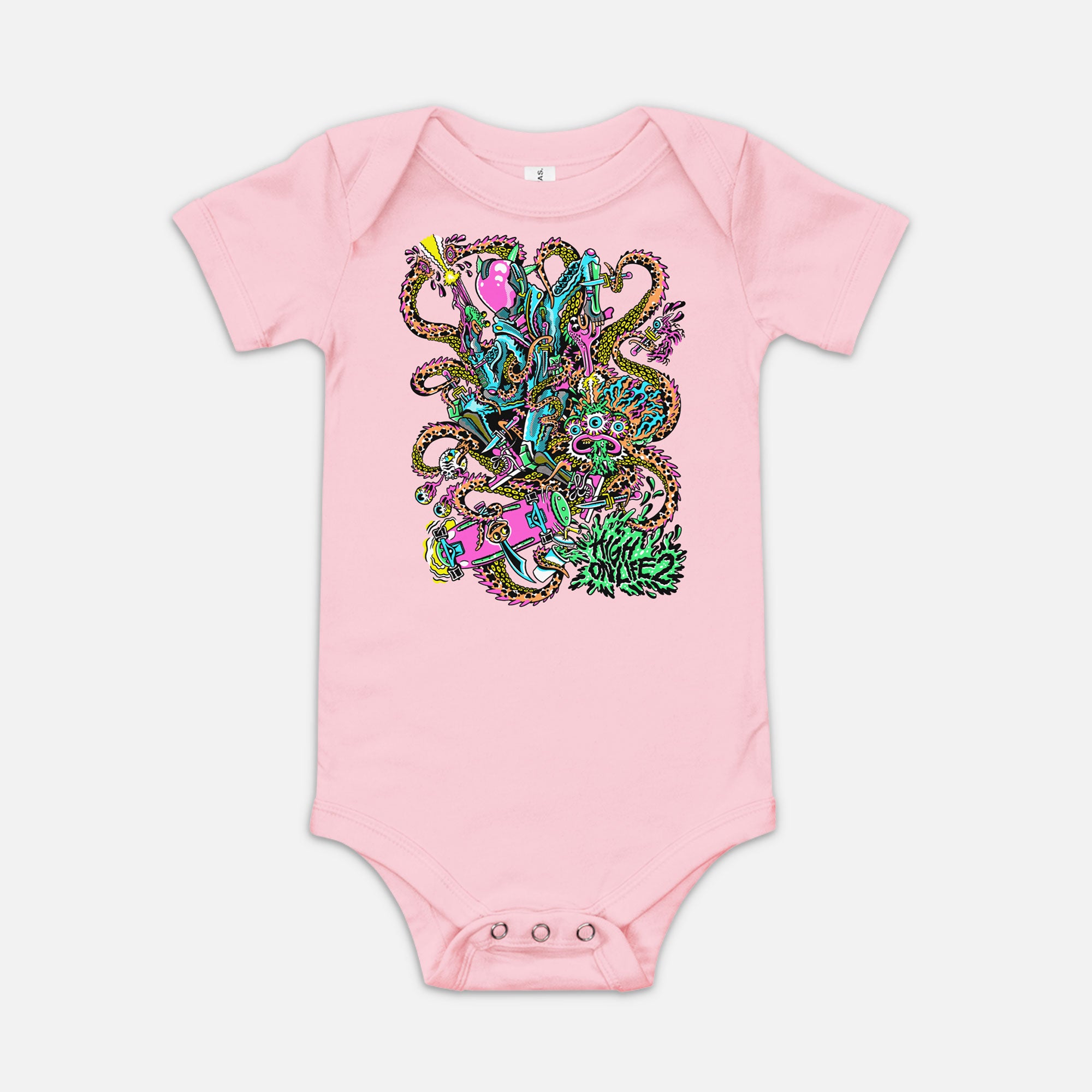 "THE GANG'S ALL HERE" BABY ONESIE