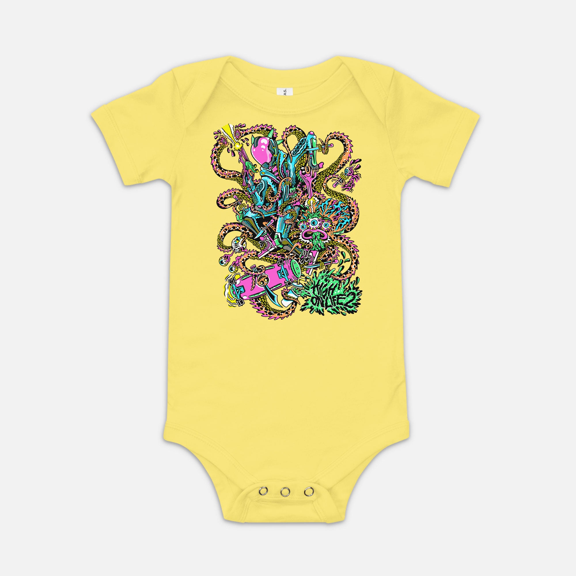 "THE GANG'S ALL HERE" BABY ONESIE