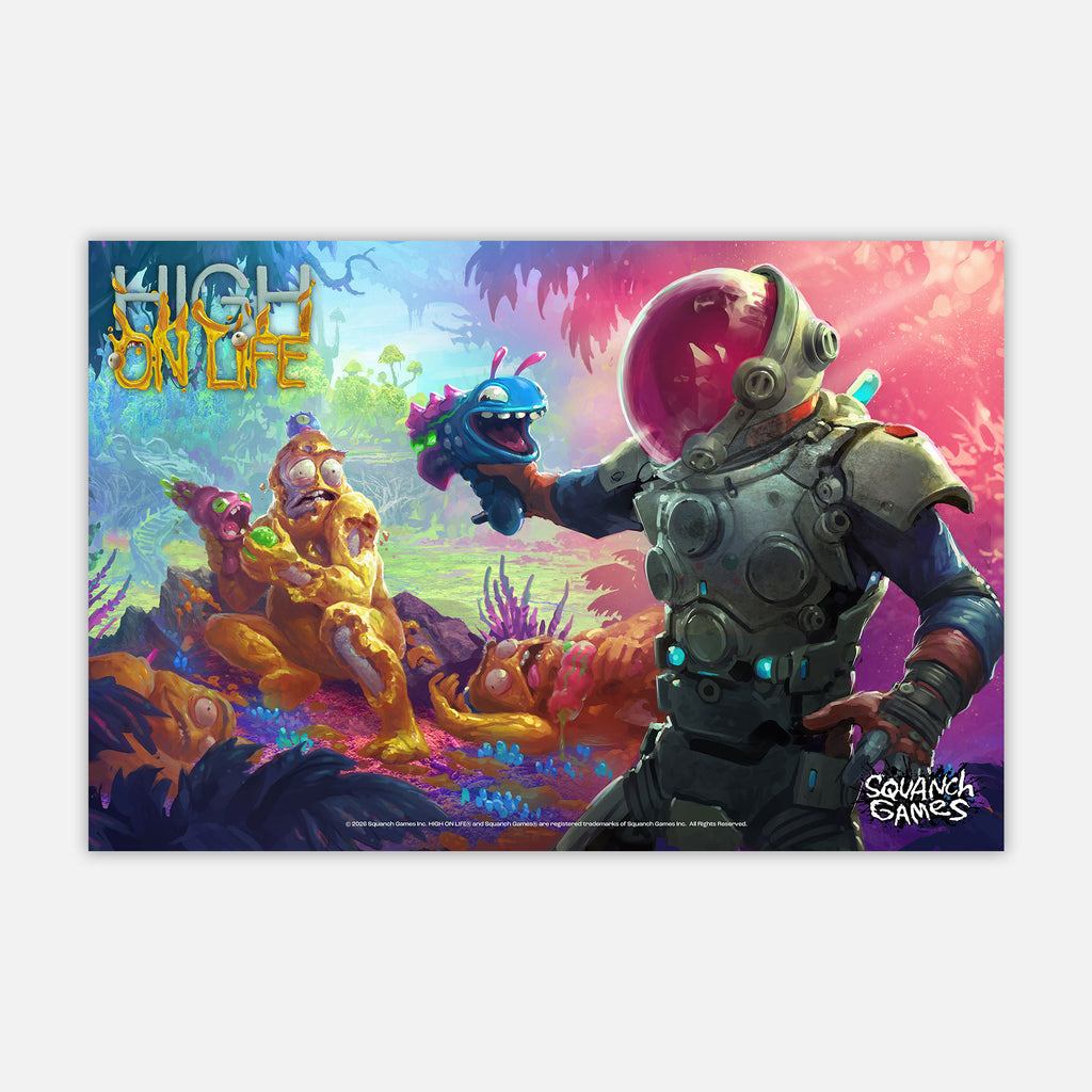 HIGH ON LIFE KEY ART POSTER