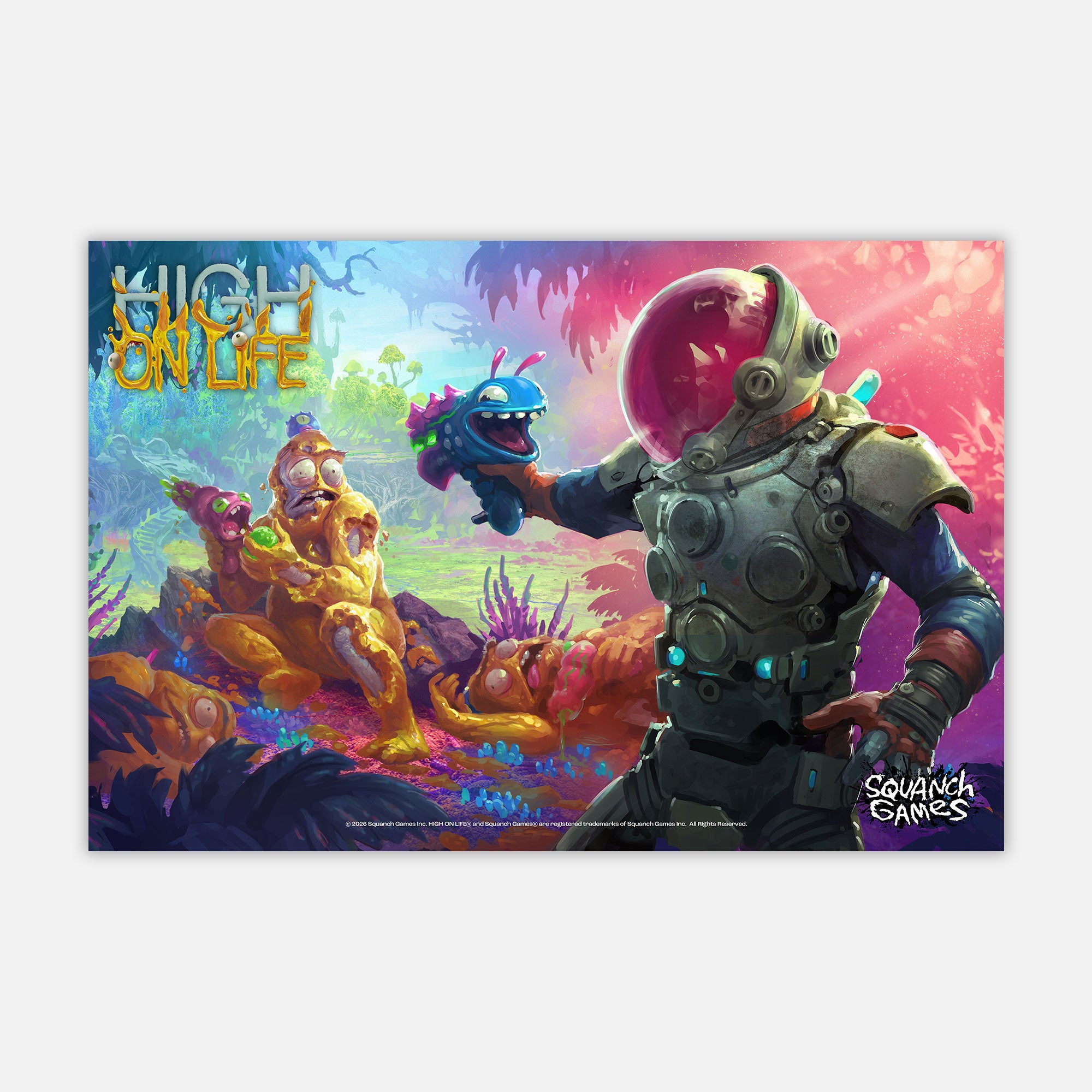 HIGH ON LIFE KEY ART POSTER