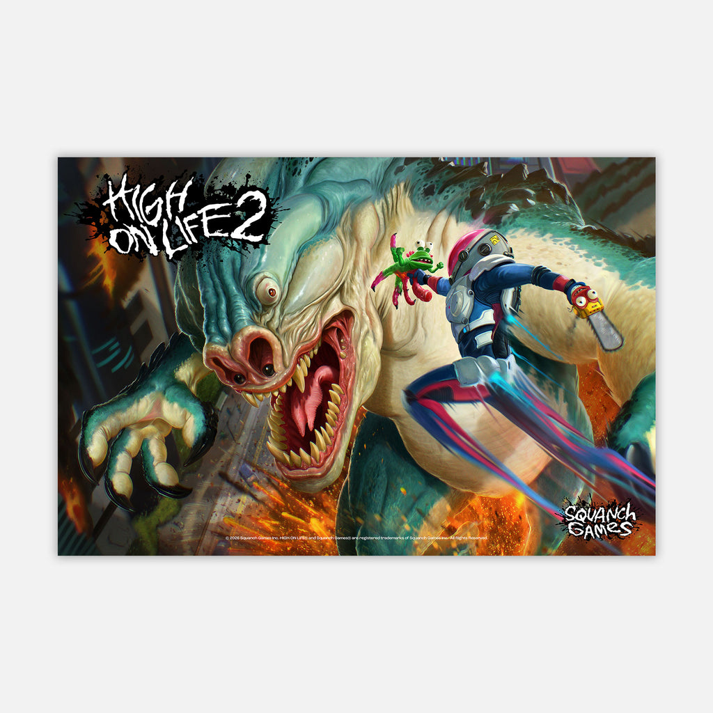 HIGH ON LIFE 2 KROGEIGER POSTER
