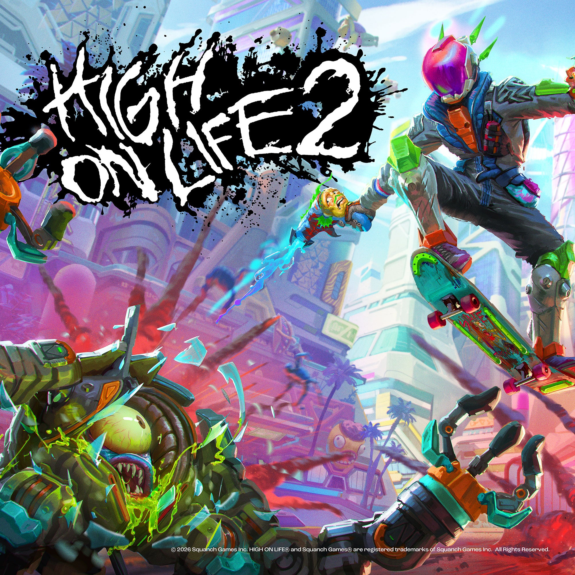 HIGH ON LIFE 2 KEY ART POSTER