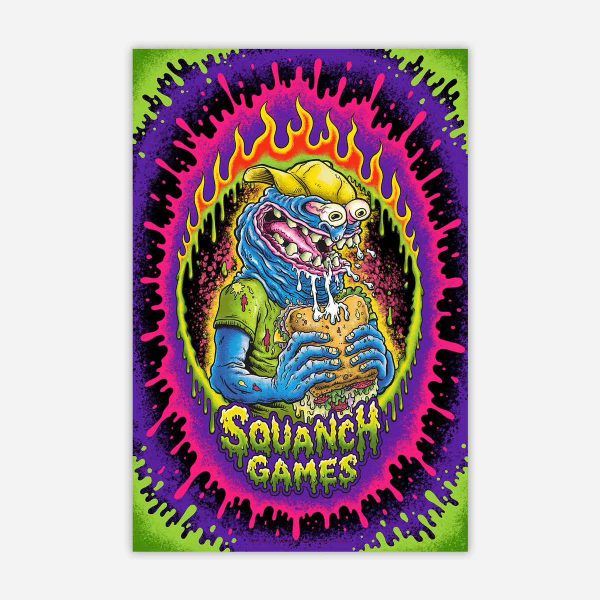 SQUANCH GAMES SANDWICH POSTER