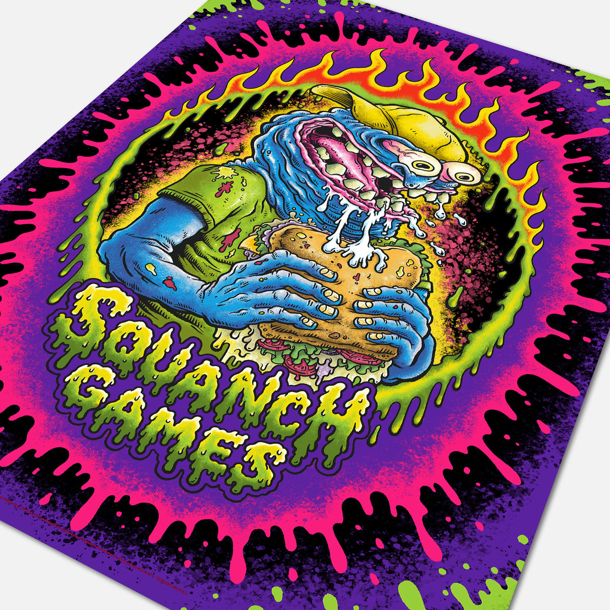 SQUANCH GAMES SANDWICH POSTER