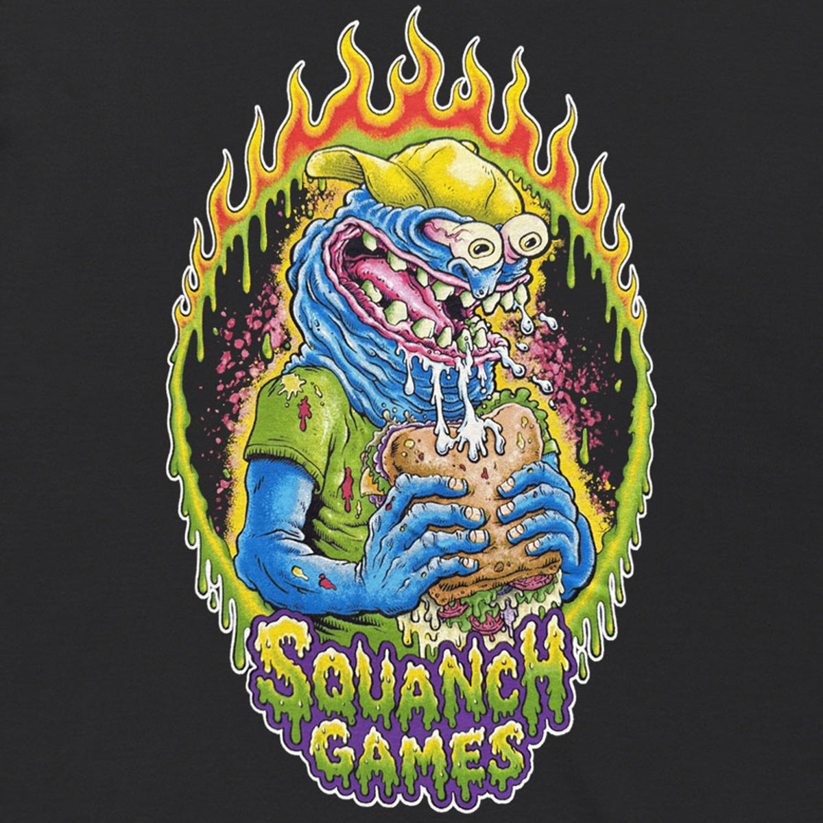 SQUANCH GAMES SANDWICH T-SHIRT